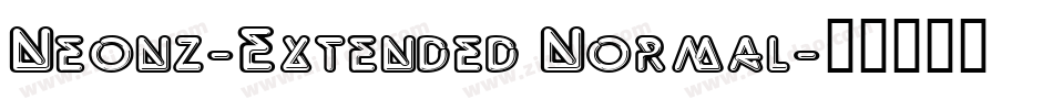 Neonz-Extended Normal字体转换